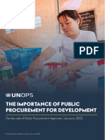 The Importance of Public Procurement For Development en