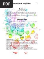 Bubbles The Elephant Pattern