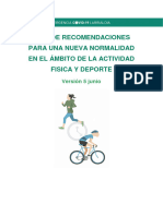 Guía Recomendaciones Actividad Física y Deporte (5 Junio)