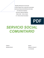 Ensayo Servicio Social Comunitario 1