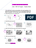 Pre-First U1 Test