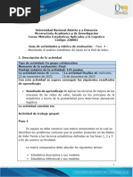 Guía de Actividades y Rúbrica de Evaluación - Fase 4 - Abordando El Análisis Estadístico de Casos en La Red de Valor - Carpeta