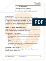 Tribes, Nomads and Settled Communities Class 7 Notes CBSE History Chapter 7 PDF