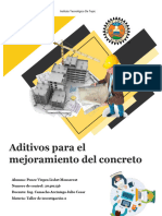 Aditivos para El Mejoramiento Del Concreto