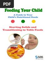 Feeding Your Child 6 12months