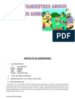 PROYECTO DE APRENDIZAJE Paseo 2