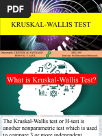 Kruskal Wallis