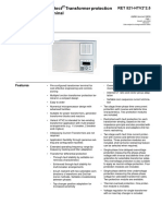 1MRK504047-BEN en Transformer Protection Terminal RET521-HTV2 2.5