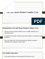 Gas and Steam Turbine Combine Cycle