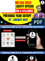 Assam Fso Syllabus