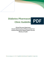 Diabetes Pharmacotherapy Clinic Guidelines