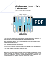 Robertie Backgammon Lessons 1
