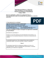 Guía de Actividades y Rúbrica de Evaluación - Unidad 1 - Paso 2 - Conceptualización Sobre Sociedad Del Conocimiento y Contexto Educativo