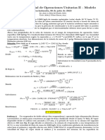 Examen 2do Parcial de Operaciones Unitarias II I-2022