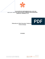 Informe de Evaluación de Cumplimientos