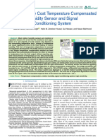 Facile and Low Cost Temperature Compensated Humidity Sensor and Signal Conditioning System