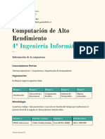 Computación de Alto Rendimiento