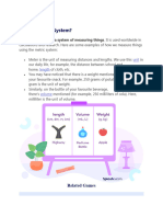 Understanding Metric Systems