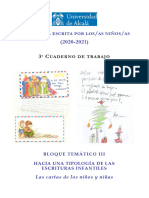 3º Cuaderno de Trabajo (Bloque Temático Iii. Correspondencia Infantil)