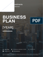 Real Estate Investment Business Plan