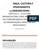 Liderança, Cultura e Comportamento Organizacional - Aula 1