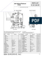 Sew-Eurodrive, Inc.: Parallel Helical Reducer R70A