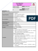 Planeación - Segundo - Proyecto 1