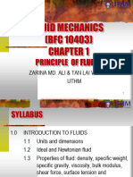 Chapter 1 - Principle of Fluids