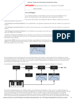 Sintetizador - Introducción Al Funcionamiento de Sintetizadores Análogos