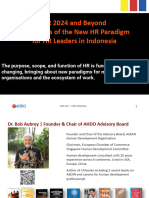 POST EVENT HANDOUT Bob Aubrey Challenges of The New HR Paradigm