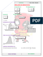 Formulario de Hidrostatica