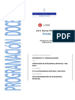 Programación Didáctica Programación de Inteligencia Artificial 2023-24