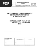 PROCEDIMIENTO MANTENIMIENTO COLUMNAS METALICAS (Recuperado Automáticamente)