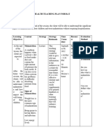 Health Teaching Plan