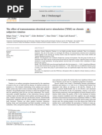 The Effect of Transcutaneous Electrical Nerve Stimulation (TENS) On Chronic Subjective Tinnitus