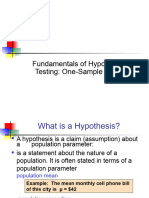 Hypothesis Testing