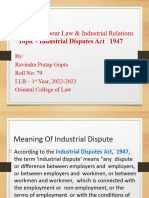 Industrial Disputes Act 1947