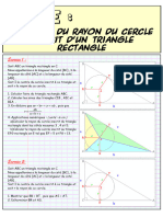 Calcul Du Rayon Du Cercle Inscrit A Un Triangle Rectangle