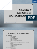 V. Génome Et Biotechnologie