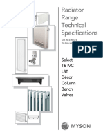 Radiator Technical Specifications Jan 2014