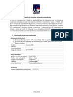 Carta de Acuerdos Con Socios-Comunitarios