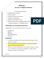 Module-1-Introduction To BigData Platform