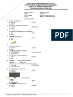 Soal Bahasa Inggris Kelas 1
