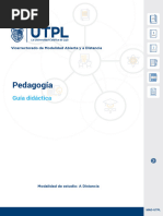 Guía Didáctica de Pedagogía UTPL