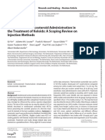 Intralesional Corticosteroid Administration in The Treatment of Keloids: A Scoping Review On Injection Methods