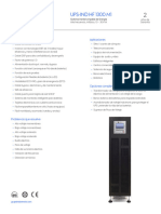 UPS-IND HF 1300 M1: Características Aplicaciones