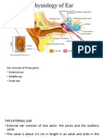 Physiology of Ear