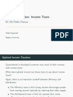 EC 351 LN 6 2 Optimal Taxation Income Handout