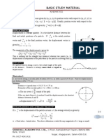 Basic Study Material - Kinematics