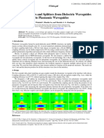 24 - 2008 - FIO - Efficient Couplers and Splitters From Dielectric Waveguides To Plasmonic Waveguides